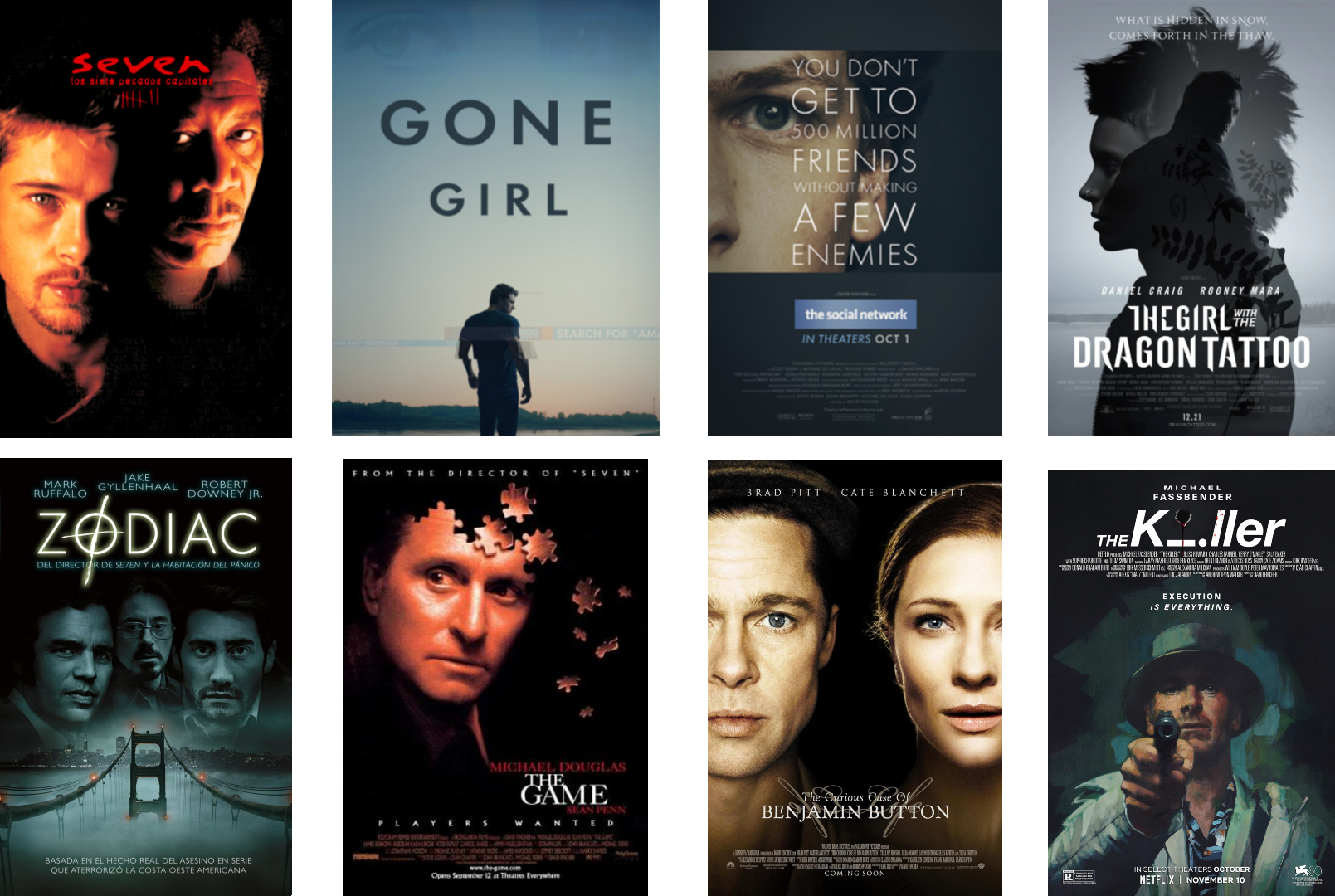 Películas de David Fincher